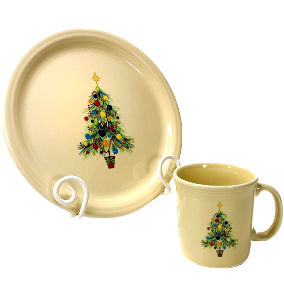 Fiesta Dining Fiesta Christmas Tree 9 Luncheon Plate And Mug